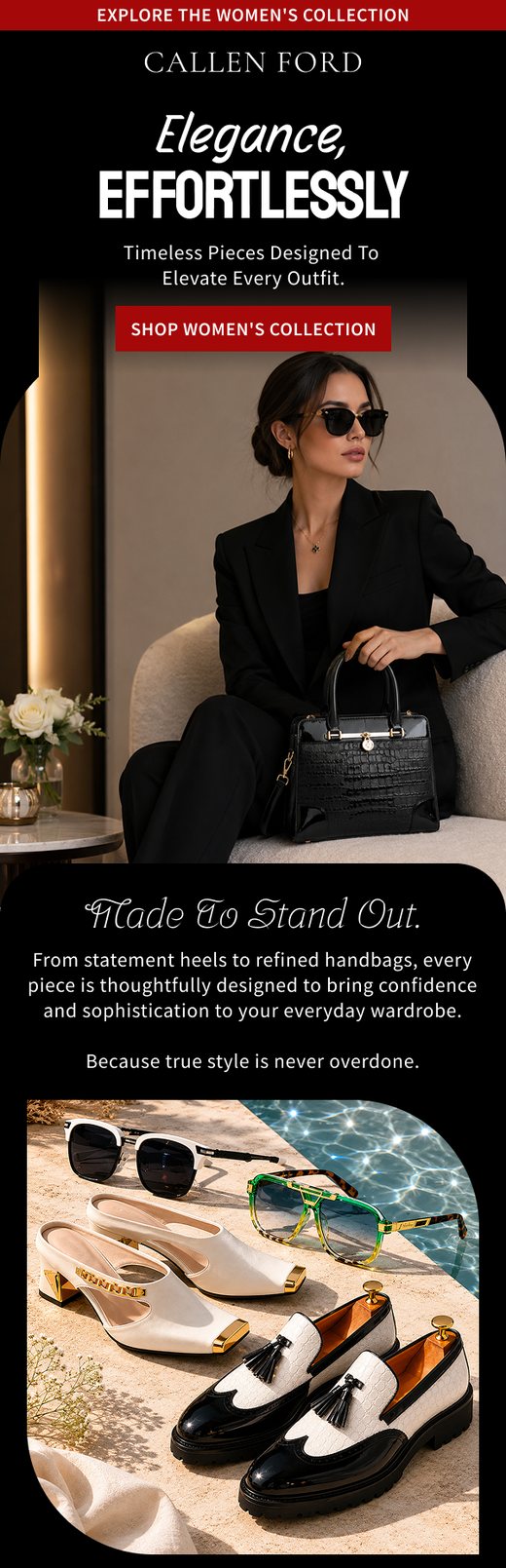 Callen Ford women's collection email